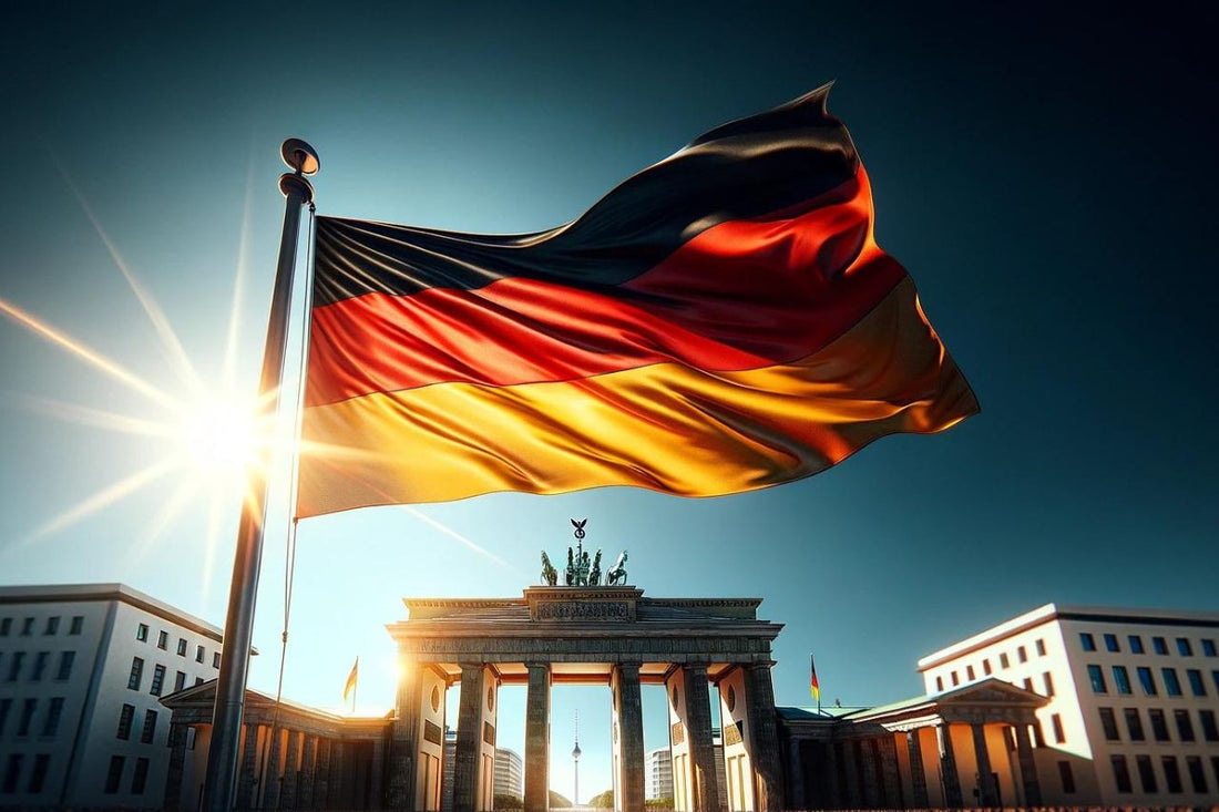 Machanie niemiecką flagą