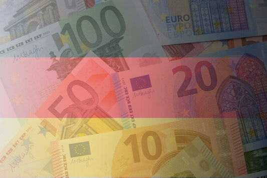 Flaga i waluta Niemiec