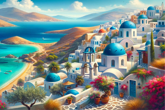 Obraz scenerii w Grecji